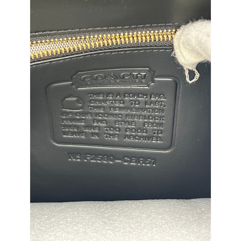 Coach Large Kisslock Frame Bag UU - Picture 7 of 8